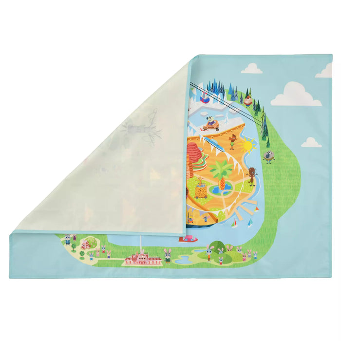 JDS - Map Compact Picnic Sheet x Zootopia Picnic Sheet (S) with Pouch, Deformed (Release Date: Mar 25, 2025)