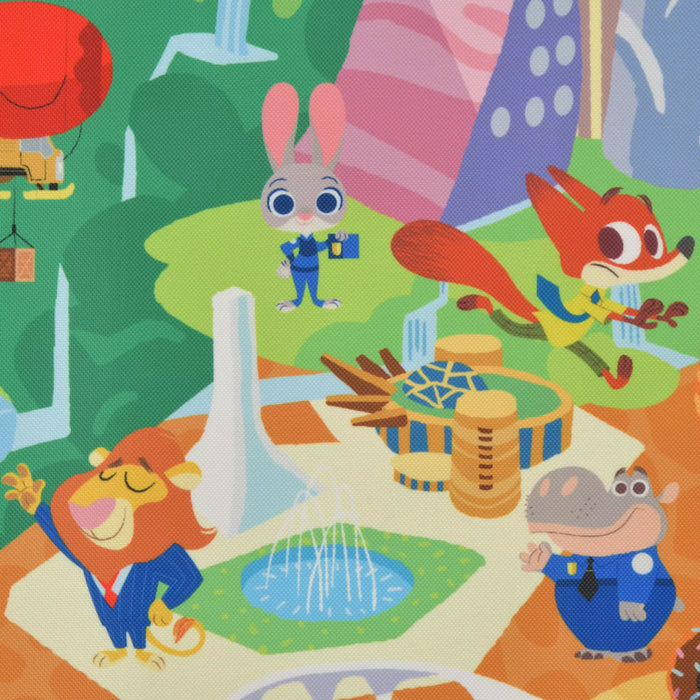 JDS - Map Compact Picnic Sheet x Zootopia Picnic Sheet (S) with Pouch, Deformed (Release Date: Mar 25, 2025)