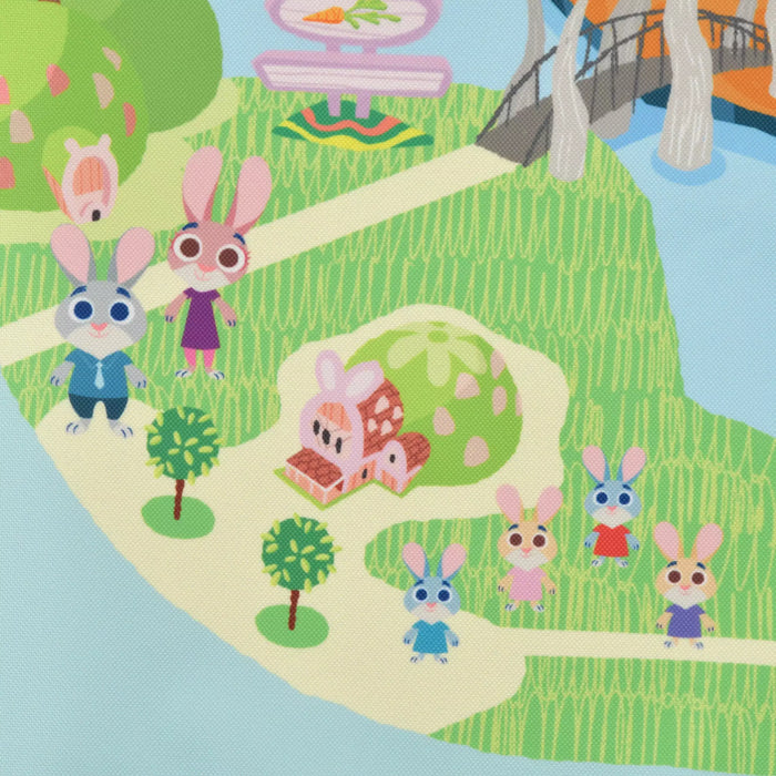 JDS - Map Compact Picnic Sheet x Zootopia Picnic Sheet (S) with Pouch, Deformed (Release Date: Mar 25, 2025)