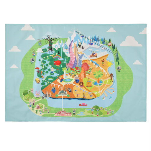 JDS - Map Compact Picnic Sheet x Zootopia Picnic Sheet (S) with Pouch, Deformed (Release Date: Mar 25, 2025)