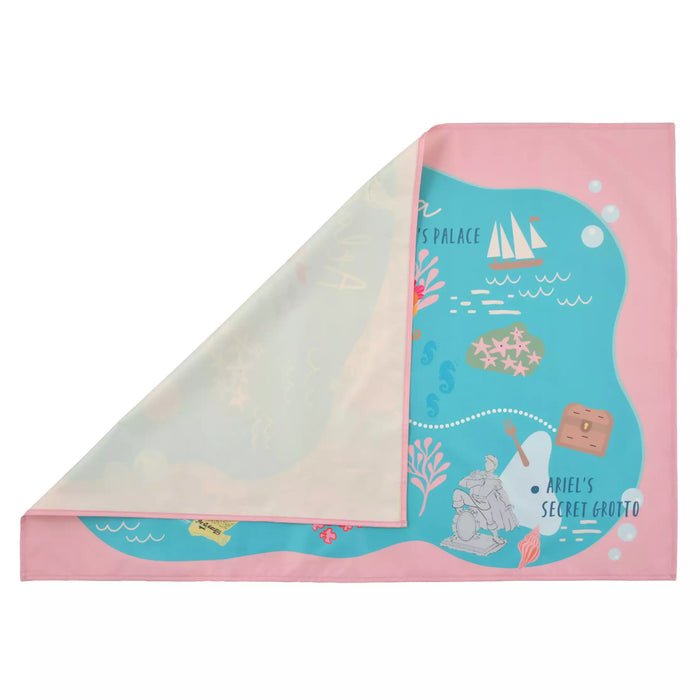 JDS - Map Compact Picnic Sheet x Little Mermaid Picnic Sheet Picnic Sheet (S) with Pouch, Deformed (Release Date: Mar 25, 2025)
