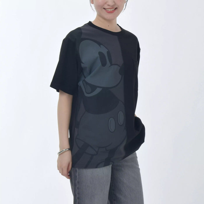 JDS - Magical Label x Mickey Mouse Short Sleeve T-Shirt for Adults, Remake Style, Standing Pose, Black (Release Date: Oct 31, 2025)