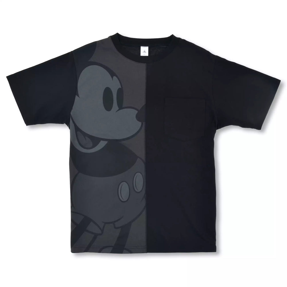 JDS - Magical Label x Mickey Mouse Short Sleeve T-Shirt for Adults, Remake Style, Standing Pose, Black (Release Date: Oct 31, 2025)