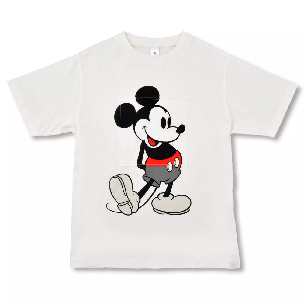 JDS - Magical Label x Mickey Mouse Short Sleeve T-Shirt for Adults, Remake Style, Standing Pose, White (Release Date: Oct 31, 2025)