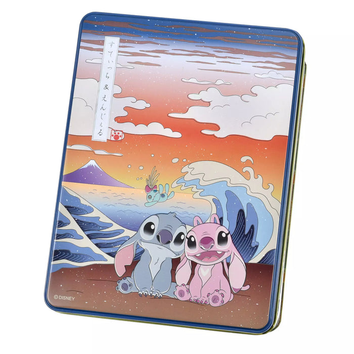 JDS - Japan Original x Stitch, Angel and Scrump Rice Crackers in a Can (Release Date: Apr 1, 2025)