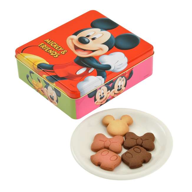 JDS - Ever Green x Mickey & Friends "Brush Art" Cookie Assortment Tin