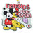JDS - Key chain Fes x Mickey & Pluto Die-cut Pass Case