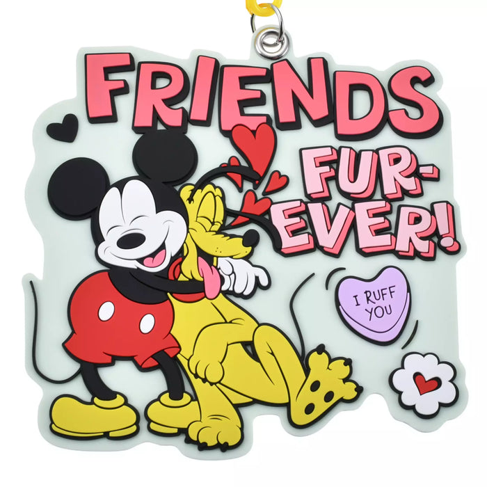 JDS - Key chain Fes x Mickey & Pluto Die-cut Pass Case