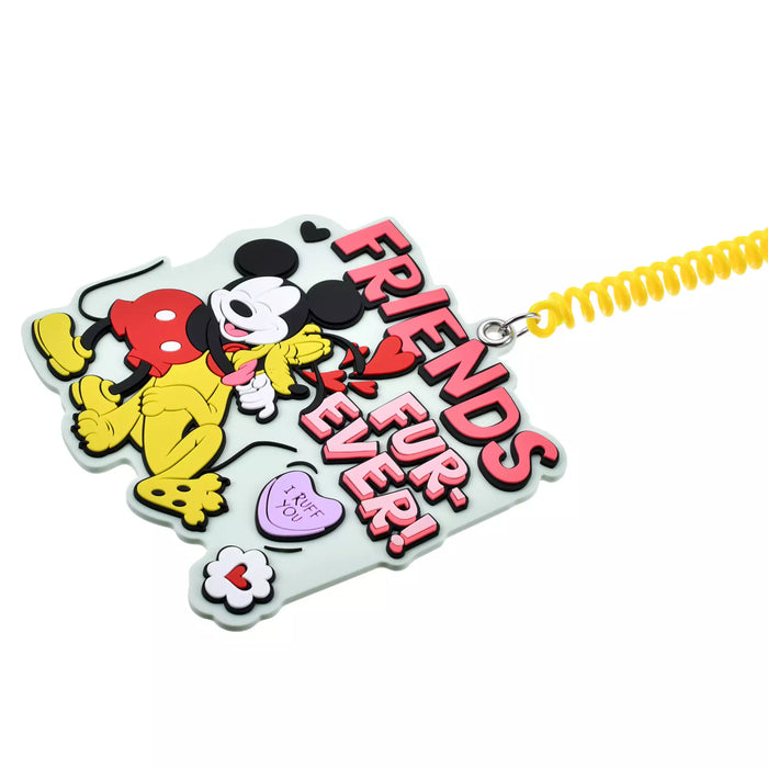 JDS - Key chain Fes x Mickey & Pluto Die-cut Pass Case