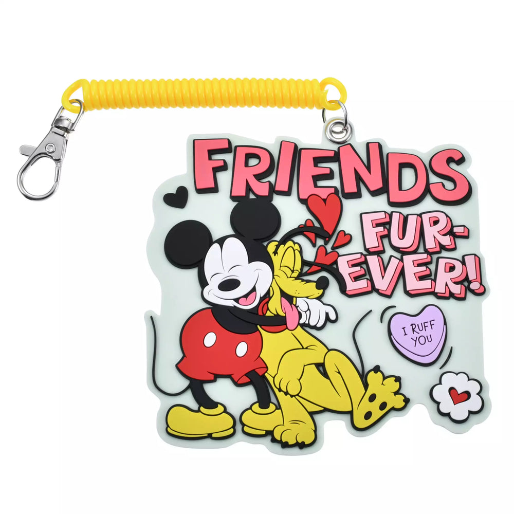 JDS - Key chain Fes x Mickey & Pluto Die-cut Pass Case