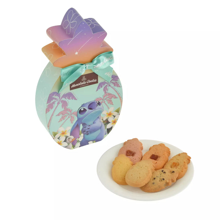 JDS - [Honolulu Cookie Company] Stitch Shooting Star Cookies in a Pineapple-Shaped Box (Release Date: Jun 10, 2025)