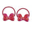 JDS - [For Kids] Minnie Mouse Hair Ponytail Set Aurora Red Ribbon