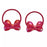 JDS - [For Kids] Minnie Mouse Hair Ponytail Set Aurora Red Ribbon