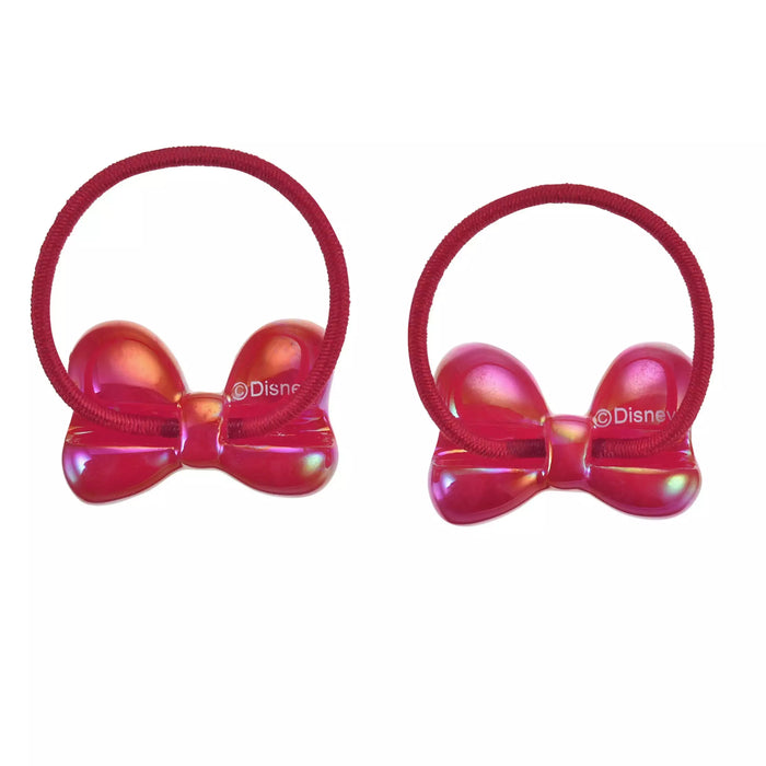 JDS - [For Kids] Minnie Mouse Hair Ponytail Set Aurora Red Ribbon