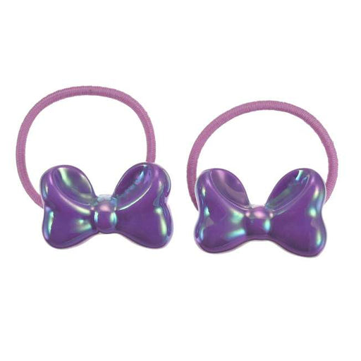 JDS - [For Kids] Minnie Mouse Hair Ponytail Set Aurora Purple Ribbon