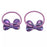 JDS - [For Kids] Minnie Mouse Hair Ponytail Set Aurora Purple Ribbon