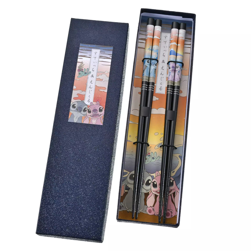 JDS - Japan Original x Stitch & Angel Chopsticks Pair (Release Date: Apr 1, 2025)
