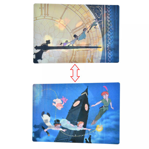 JDS - Peter Pan Clock Tower "Lenticular" Post Card