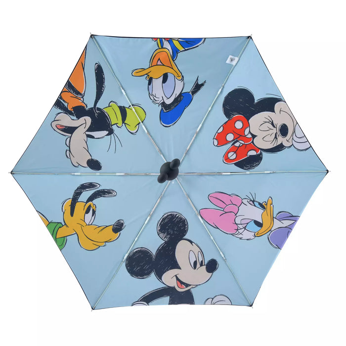 JDS - SHINY DAY x Mickey & Friends Folding Umbrella for Sunny or Rainy Day, Comes with Pouch, Walk (Release Date: Apr 8, 2025)