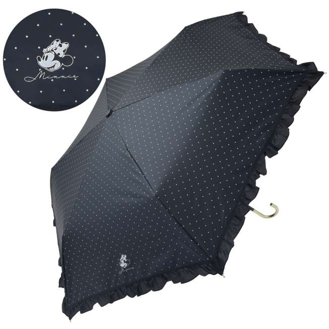 JDS - SHINY DAY x Minnie Mouse Folding Umbrella for Sunny or Rainy Day with Charm (Release Date: Apr 8, 2025)