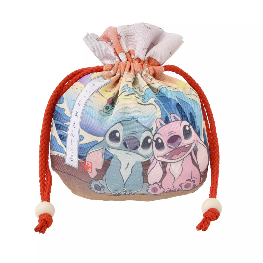 JDS - Japan Original x Stitch, Angel, Scrump Drawstring Bag (Release Date: Apr 1, 2025)