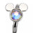 JDS - Mickey Aurora Stone Icon Earrings (Single Ear)