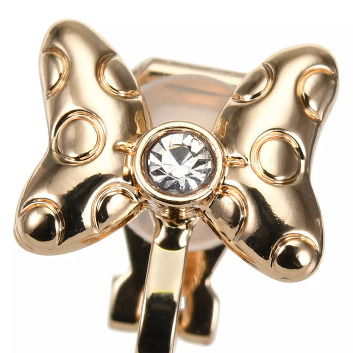 JDS - Minnie Mouse Dot Ribbon Earrings (Single)