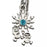 JDS - Snowgies Snowflake Color Stone Earrings (Single)