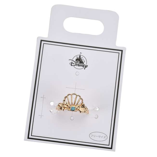 JDS - Flounder Rings, Shell, Color Stone Ring