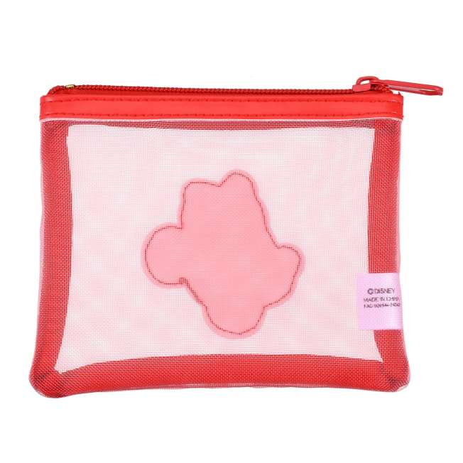 JDS - Retro Mesh Minnie Mouse Flat Pouch (S)