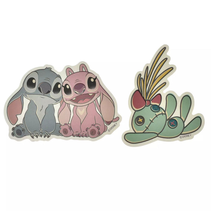 JDS - Japan Original x Stitch, Angel and Scrump Stitch, Angel, Scrump Stickers (Release Date: Apr 1, 2025)