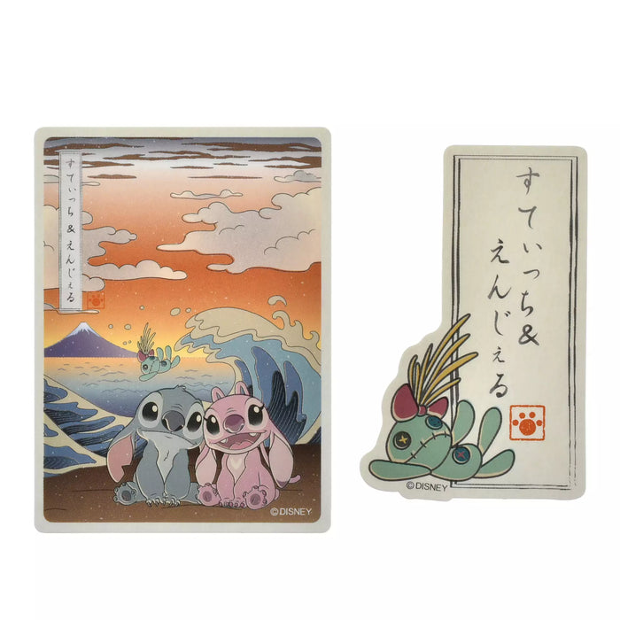 JDS - Japan Original x Stitch, Angel and Scrump Stitch, Angel, Scrump Stickers (Release Date: Apr 1, 2025)