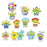 JDS - Sticker Collection x Costumes Little Green Men/Alien "Flake Crane Game' Stickers