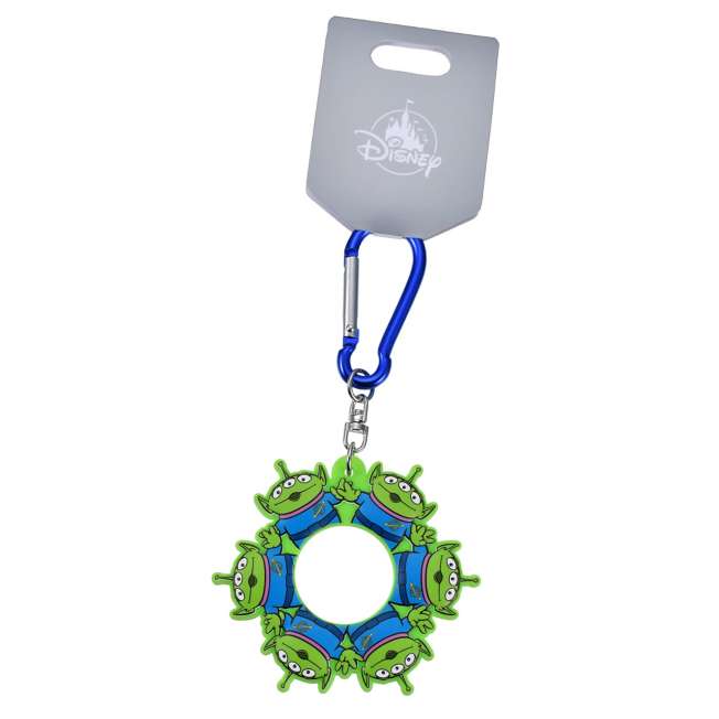 JDS - Key Chain Fes x Little Green Men/Aliens Plastic Bottle Holder with Carabiner