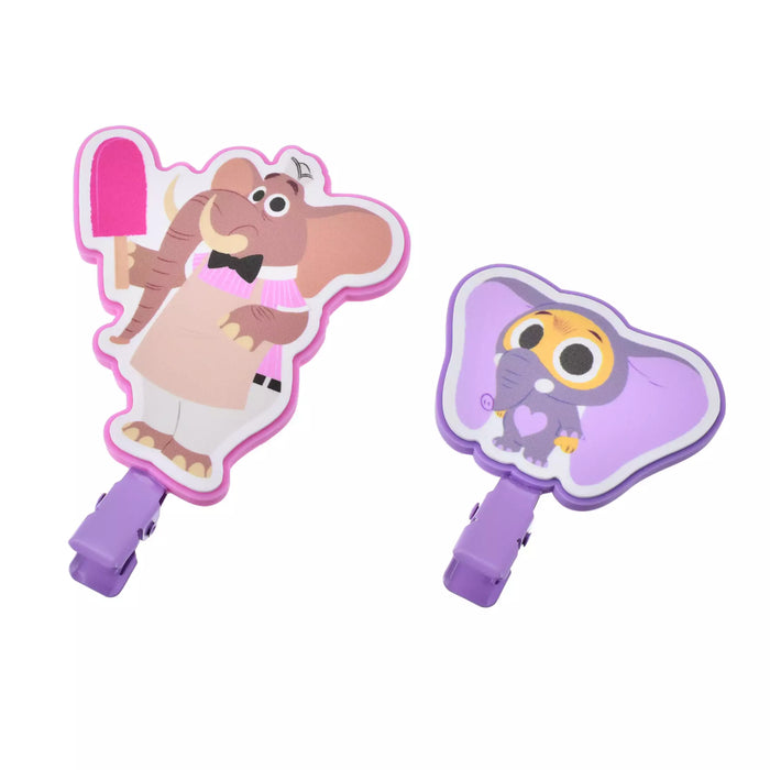 JDS - MAEGAMI Hair Zakka x Elephant Finnick & Jerry Jumbo Jr. Hair Clip Set