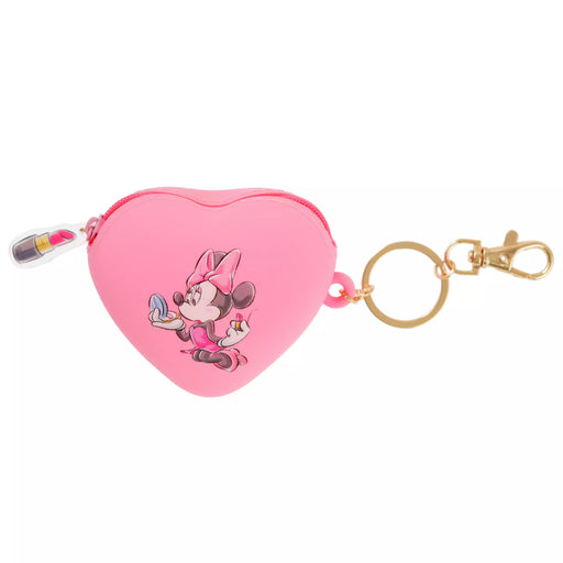 JDS - Key chain Fes x Minnie Mouse "Pouch Type Heart Makeup" Key Holder/Keychain