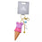 JDS - Key chain Fes x Minnie Mouse "Ice Cream" Keychain