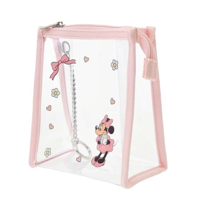 JDS - Minnie Mouse Clear Pouch with Carabiner