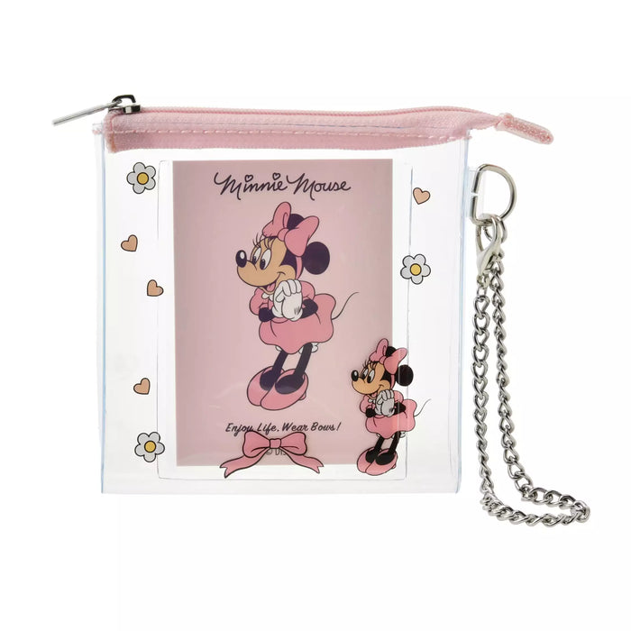 JDS - Minnie Mouse "Clear Chain Type with Card" Pouch