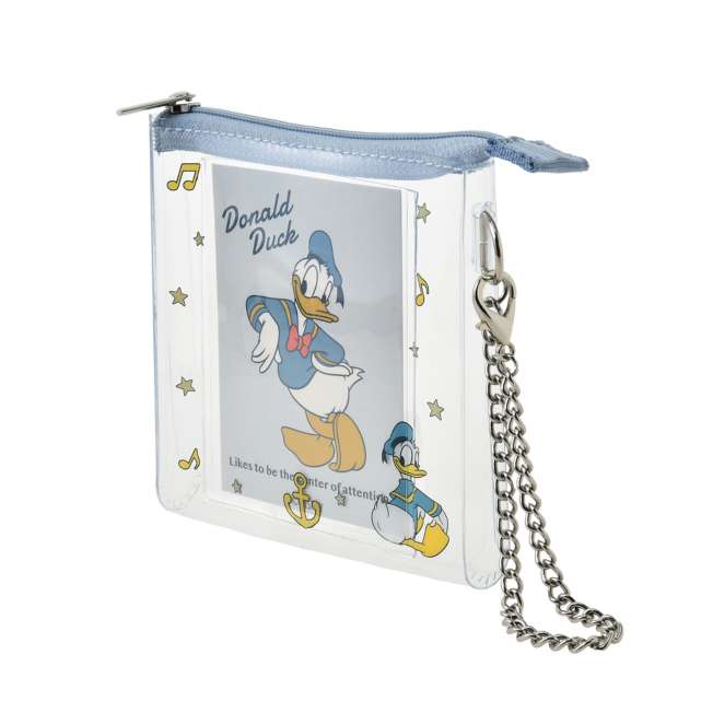 JDS - Donald Duck "Clear Chain Type with Card" Pouch