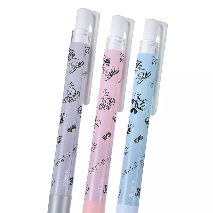 JDS - Mickey & Friends "Let's Travel" Juice Up 0.4 Gel Ink Ballpoint Pen Set