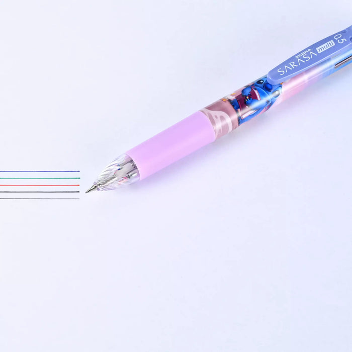 JDS - Stitch Nostalgia Sarasa Multi 0.5 Gel Ballpoint Pen and Mechanical Pencil