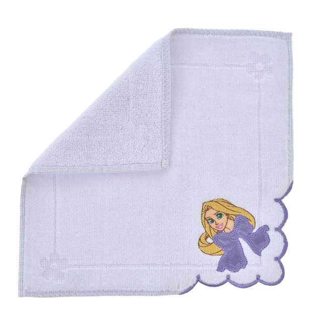 JDS - Disney Princess Rapunzel Ribbon Scallop Mini Towel