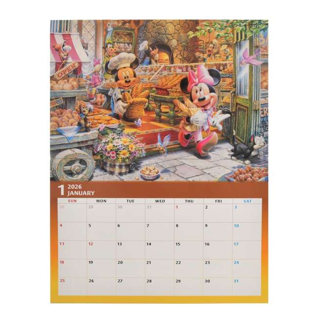 JDS - Calendar & Planner 2026 x Mickey & Friends Wall Calendar (Release Date: Aug 5, 2025)