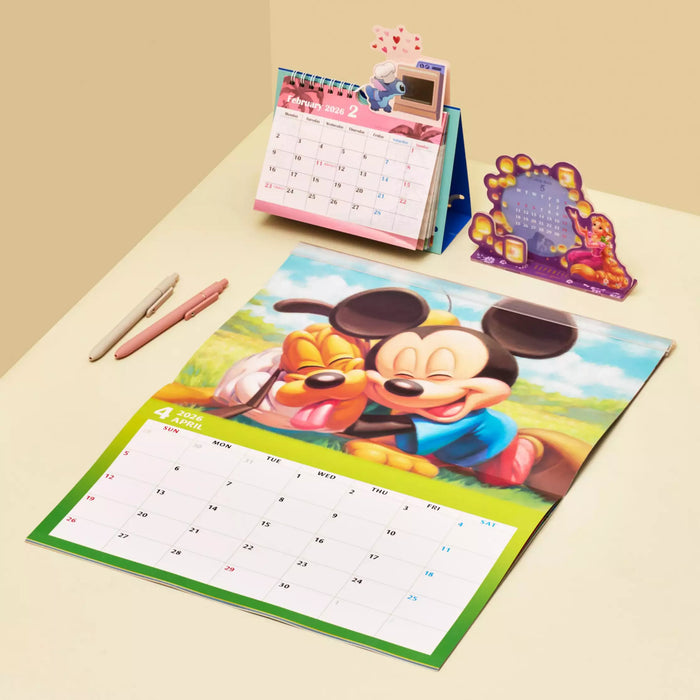 JDS - Calendar & Planner 2026 x Mickey & Friends Wall Calendar (Release Date: Aug 5, 2025)