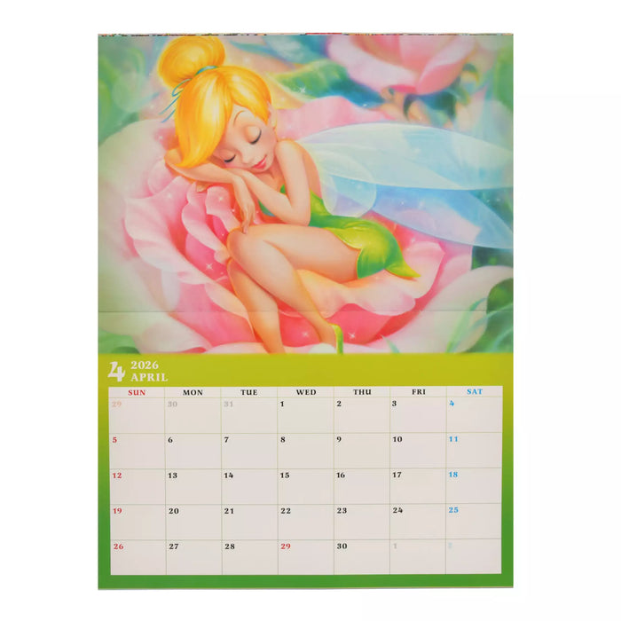 JDS - Calendar & Planner 2026 x Disney Character Wall Calendar (Release Date: Aug 5, 2025)