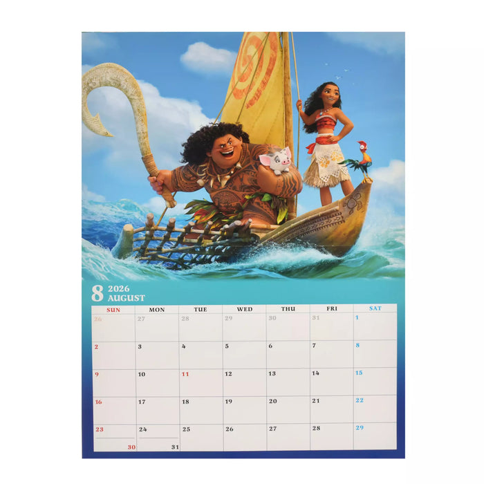 JDS - Calendar & Planner 2026 x Disney Character Wall Calendar (Release Date: Aug 5, 2025)