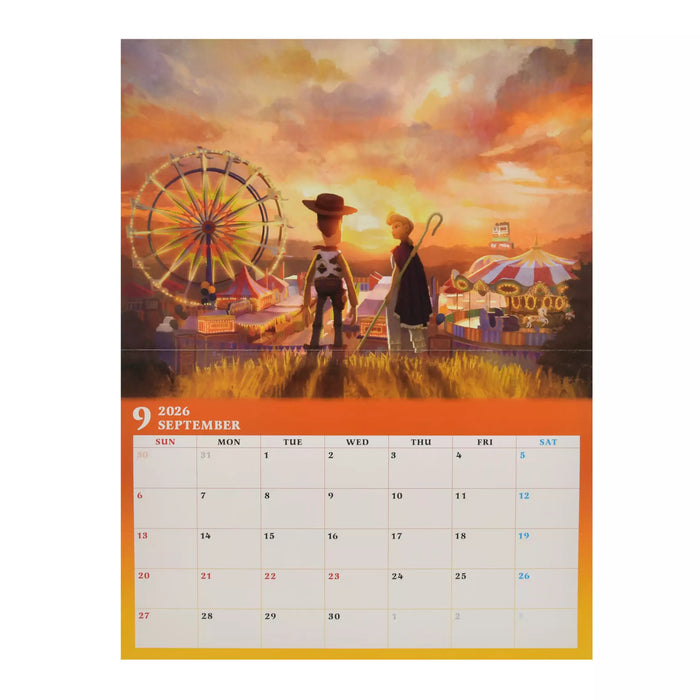 JDS - Calendar & Planner 2026 x Disney Character Wall Calendar (Release Date: Aug 5, 2025)