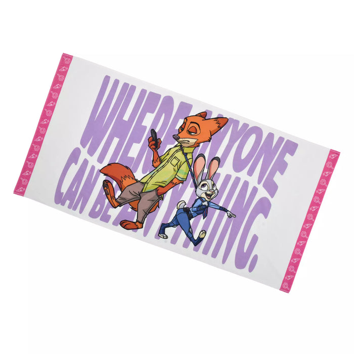 JDS - Zootopia Comic Style x Judy Hopps & Nick Wilde Bath Towel (Release Date: Aug 5, 2025)