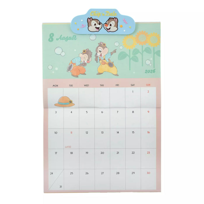 JDS - Calendar & Planner 2026 x Chip & Dale "Costume" Wall Calendar with Clip (Release Date: Aug 5, 2025)